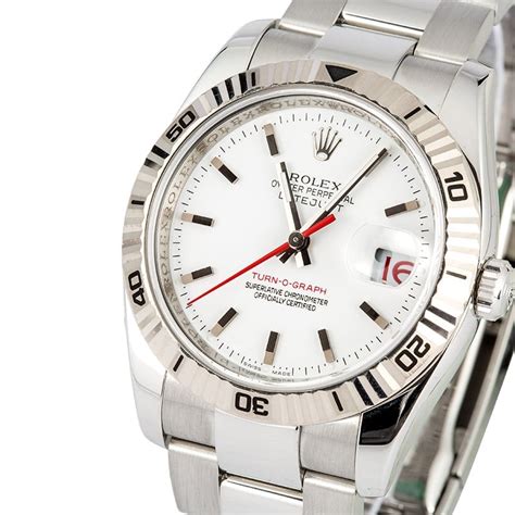 rolex thudnerbird white|used rolex thunderbird for sale.